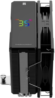 Устройство охлаждения(кулер) Thermalright Assassin X 120 R Digital ARGB Soc-AM5/AM4/1200/1700/1851 черный 4-pin 25.6dB Al+Cu LCD Ret (AX120-R-DIGITAL-BL-ARGB) - купить недорого с доставкой в интернет-магазине