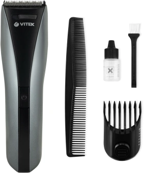 Машинка для стрижки Vitek VT-2575 графитовый 1.8Вт (насадок в компл:1шт) - купить недорого с доставкой в интернет-магазине