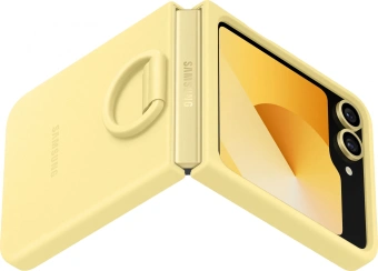 Чехол (клип-кейс) Samsung для Samsung Galaxy Z Flip6 Silicone Case Flip 6 (F741) желтый (EF-PF741TYEGRU) - купить недорого с доставкой в интернет-магазине