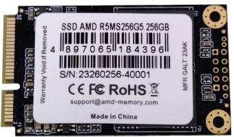 Накопитель SSD AMD SATA 256GB R5MS256G5 Radeon R5 mSATA - купить недорого с доставкой в интернет-магазине