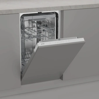 Посудомоечная машина встраив. Gorenje GV523E10WE 1760Вт узкая нержавеющая сталь - купить недорого с доставкой в интернет-магазине