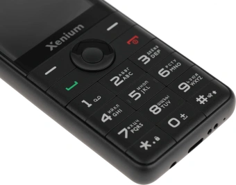 Мобильный телефон Xenium X700 черный моноблок 2Sim 2.31" 240x320 Nucleus 0.3Mpix GSM900/1800 MP3 FM microSD max32Gb - купить недорого с доставкой в интернет-магазине