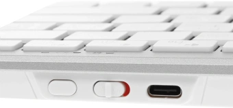 Клавиатура A4Tech FBX51C белый USB беспроводная BT/Radio slim Multimedia (FBX51C WHITE) - купить недорого с доставкой в интернет-магазине