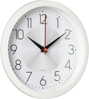 Часы настенные аналоговые Бюрократ WallC-R69P D22см белый (WALLC-R69P22/WHITE) - купить недорого с доставкой в интернет-магазине