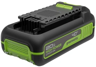 Батарея аккумуляторная Greenworks High Power G40HP2 40В 2Ач Li-Ion (2958407) - купить недорого с доставкой в интернет-магазине