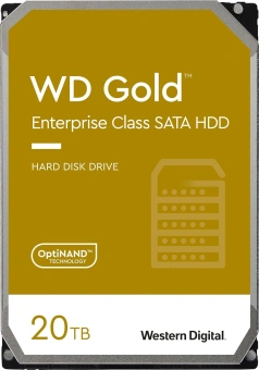 Жесткий диск WD SATA-III 20TB WD202KRYZ Server Gold 512E (7200rpm) 512Mb 3.5" - купить недорого с доставкой в интернет-магазине