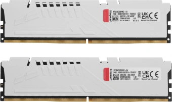 Память DDR5 2x32GB 6400MHz Kingston KF564C32BWK2-64 Fury Beast RTL Gaming PC5-51200 CL32 DIMM 288-pin 1.4В kit dual rank с радиатором Ret - купить недорого с доставкой в интернет-магазине