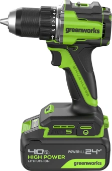 Дрель-шуруповерт Greenworks DD560 аккум. патрон:быстрозажимной (3708407CUB) - купить недорого с доставкой в интернет-магазине