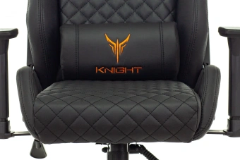 Кресло игровое Knight Outrider черный ромбик эко.кожа с подголов. крестов. металл - купить недорого с доставкой в интернет-магазине