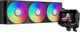 Система водяного охлаждения PcCooler GT360M Display ARGB Soc-AM5/AM4/1200/1700/1851 черный 4-pin 15-33.7dB Al LCD 310W Ret (GT360M-BKAWXX-GL) - купить недорого с доставкой в интернет-магазине