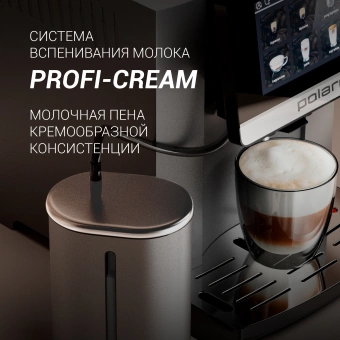 Кофемашина Polaris PACM 2080AC 1500Вт черный - купить недорого с доставкой в интернет-магазине