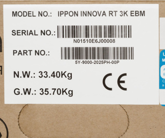 Батарея для ИБП Ippon Innova RT 3K 2U 72В 14Ач для Innova RT 3K - купить недорого с доставкой в интернет-магазине
