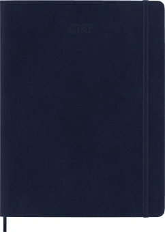 Еженедельник Moleskine CLASSIC SOFT WKNT XL 190х250мм 144стр. мягкая обложка синий сапфир - цена, купить или заказать с доставкой в интернет-магазине Еженедельник Moleskine CLASSIC SOFT WKNT XL 190х250мм 144стр. мягкая обложка синий сапфир - купить недорого с доставкой в интернет-магазине