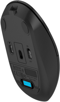 Мышь A4Tech Fstyler FG16C Air черный оптическая 2000dpi беспров. USB для ноутбука 4but (FG16C AIR BLACK) - купить недорого с доставкой в интернет-магазине