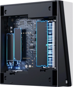 ПК Мини Chuwi UBox Ryzen 5 6600H (3.3) 16Gb SSD512Gb 660M Windows 11 Pro 2x2.5GbitEth WiFi BT 90W белый/черный - купить недорого с доставкой в интернет-магазине