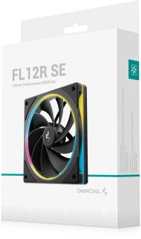 Вентилятор для корпуса Deepcool FL12R SE Reverse ARGB 120х120x25 черный 4-pin 25.79дБ (R-FL12RSE-BKAPN1-G) Ret - купить недорого с доставкой в интернет-магазине