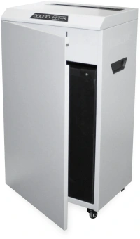 Шредер Heleos УО90-5 белый/черный (секр.P-5) перекрестный 21лист. 90лтр. скрепки скобы пл.карты CD - купить недорого с доставкой в интернет-магазине