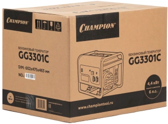Генератор Champion GG3301C 3.1кВт - купить недорого с доставкой в интернет-магазине