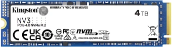 Накопитель SSD Kingston PCIe 4.0 x4 4TB SNV3S/4000G NV3 M.2 2280 - купить недорого с доставкой в интернет-магазине