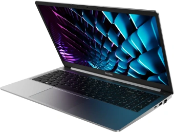 Ноутбук Tecno MegaBook K15SRA Core i3 1315U 8Gb SSD512Gb Intel UHD Graphics 15.6" IPS FHD (1920x1080) Windows 11 Home grey WiFi BT Cam 6060mAh (71003300531) - купить недорого с доставкой в интернет-магазине