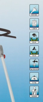 Триммер электрический Al-Ko BC 1200 E 1200Вт 1.63л.с. разбор.штан. реж.эл.:леска/нож - купить недорого с доставкой в интернет-магазине