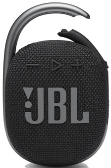 Колонка порт. JBL Clip 4 черный 5W 1.0 BT 15м 500mAh (JBLCLIP4BLK) - купить недорого с доставкой в интернет-магазине