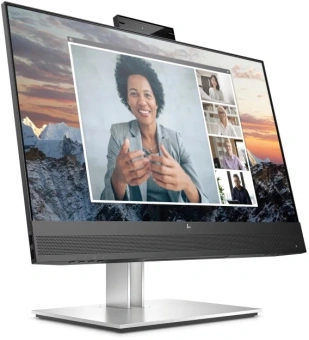 Монитор HP 23.8" E24m G4 Conferencing черный IPS 16:9 HDMI M/M Cam матовая HAS Piv 300cd 178гр/178гр 1920x1080 75Hz DP FHD 7.39кг - купить недорого с доставкой в интернет-магазине