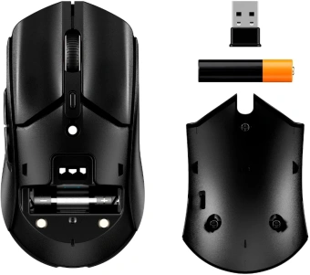 Мышь HyperX Pulsefire Haste 2 Core черный оптическая 12000dpi беспров. BT/Radio USB 6but (8R2E6AA) - купить недорого с доставкой в интернет-магазине