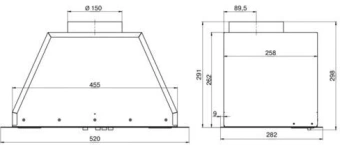 Вытяжка встраиваемая Elikor Врезной блок 52П-400-П3Д черный управление: ползунковое (1 мотор) - купить недорого с доставкой в интернет-магазине
