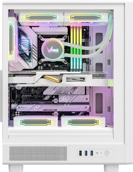 Корпус Formula Mana Dynamic AR белый без БП ATX 4x120mm 2x140mm 2xUSB3.0 1xUSB3.1 audio bott PSU - купить недорого с доставкой в интернет-магазине