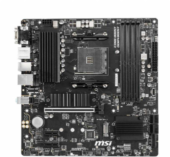 Материнская плата MSI B550M PRO-VDH Soc-AM4 AMD B550 4xDDR4 mATX AC`97 8ch(7.1) GbLAN RAID+VGA+HDMI+DP - купить недорого с доставкой в интернет-магазине