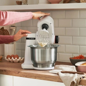 Кухонная машина Bosch MUMS2EW40 планетар.вращ. 700Вт белый - купить недорого с доставкой в интернет-магазине