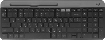 Клавиатура Logitech K580 черный/серебристый USB беспроводная BT/Radio slim Multimedia (920-009208) - купить недорого с доставкой в интернет-магазине