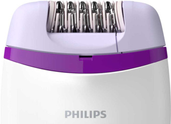 Эпилятор Philips BRE225/00 скор.:2 от электр.сети белый/фиолетовый - купить недорого с доставкой в интернет-магазине