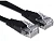 Патч-корд Buro Flat 10Гбит/с 4 пары cat.6 Cu molded 1м черный RJ-45 (m)-RJ-45 (m) (BU-C6-FLAT-1M-B)