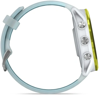 Смарт-часы Garmin Forerunner 570 47мм 1.4" AMOLED корп.золото белое рем.бирюзовый разм.брасл.:135-205мм (010-02971-01) - купить недорого с доставкой в интернет-магазине