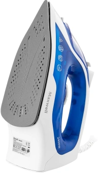 Утюг Maxwell MW-3007 2400Вт белый/синий - купить недорого с доставкой в интернет-магазине