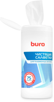 Салфетки Buro BU-Tpsm для экранов плазменных телевизоров туба 75шт влажных - купить недорого с доставкой в интернет-магазине
