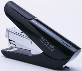 Степлер настольный Kw-Trio 05013-BLK Half strip Air touch 24/6 24/8 26/6 26/8 (60листов) черный 100скоб пластик - купить недорого с доставкой в интернет-магазине