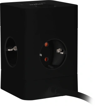 Сетевой удлинитель Buro BU-PTE4.1UC-Plus-B 1.5м (4 розетки) черный (пакет ПЭ) - купить недорого с доставкой в интернет-магазине