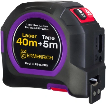 Лазерный дальномер Ermenrich Reel SLR545 PRO 2кл.лаз. 670нм цв.луч. красный в кейсе (84580) - купить недорого с доставкой в интернет-магазине