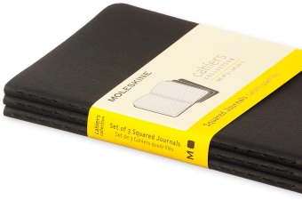 Блокнот Moleskine CAHIER JOURNAL QP312 Pocket 90x140мм обложка картон 64стр. клетка черный (3шт) - купить недорого с доставкой в интернет-магазине