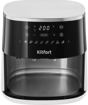 Аэрогриль Kitfort КТ-8157 4.2л 1500Вт белый/черный - купить недорого с доставкой в интернет-магазине