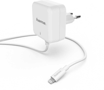 Сетевое зар./устр. Hama H-183318 30W 3A (PD) для Apple белый (00183318) - купить недорого с доставкой в интернет-магазине