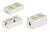 Адаптер Hyperline CA-IDC-C5E-WH проходн.Dual IDC кат.5E UTP бел.