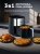 Аэрогриль Polaris PAF 6006DW 6л 2000Вт серебристый (026895) - купить недорого с доставкой в интернет-магазине