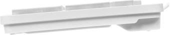 Клавиатура Оклик 420MRL белый USB slim Multimedia LED (1091227) кабель 1.5м - купить недорого с доставкой в интернет-магазине