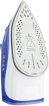 Утюг Scarlett SC-SI30K23 2200Вт белый/синий - купить недорого с доставкой в интернет-магазине