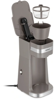 Кофеварка капельная Kitfort КТ-7316 750Вт коричневый/нержавеющая сталь - купить недорого с доставкой в интернет-магазине