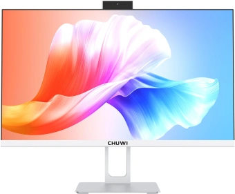 Моноблок Chuwi Unitech 24 23.8" Full HD Ryzen 5 6600H (3.3) 16Gb SSD512Gb 660M Windows 11 Pro GbitEth WiFi BT 48W клавиатура мышь Cam белый 1920x1080 - купить недорого с доставкой в интернет-магазине